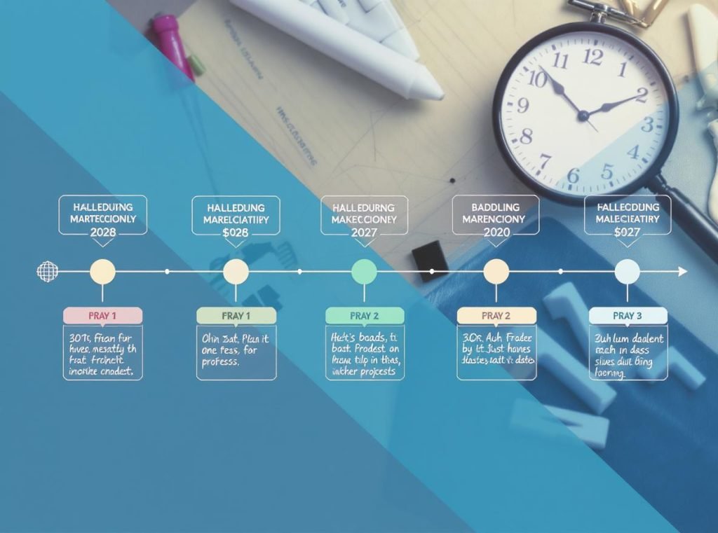 Backwards planning timeline for custom packaging project deadlines