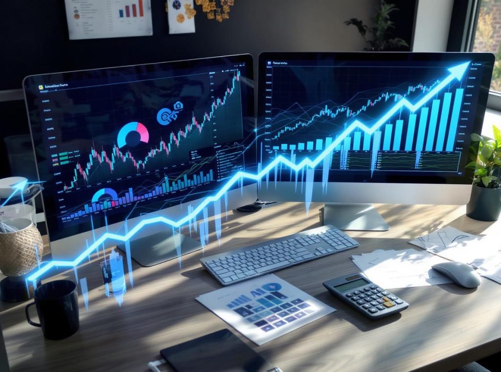 Financial analysis charts and business health assessment tools for manufacturer evaluation
