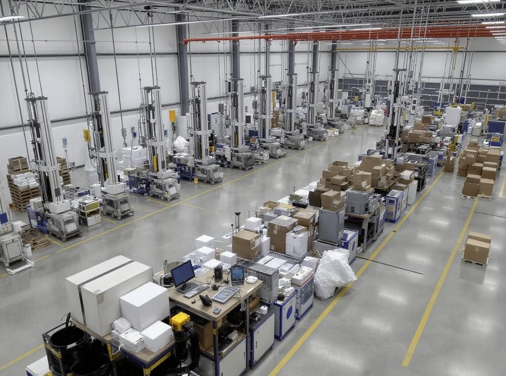 Comprehensive corrugated box testing process overview showing multiple testing methods