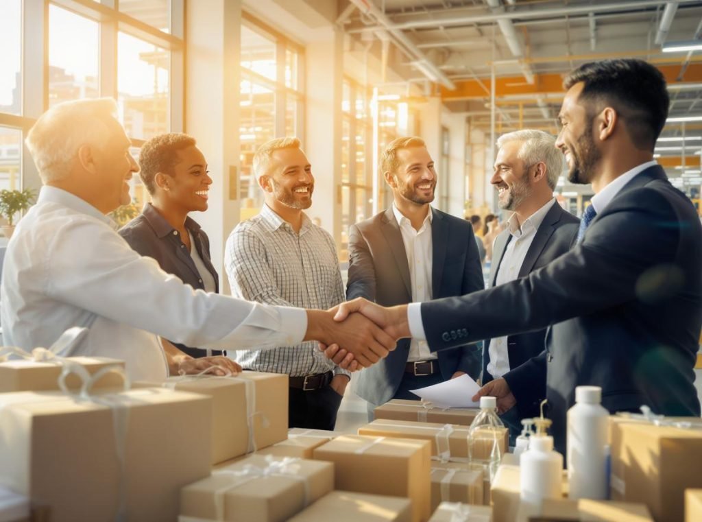 Successful international packaging business partnership and collaboration results