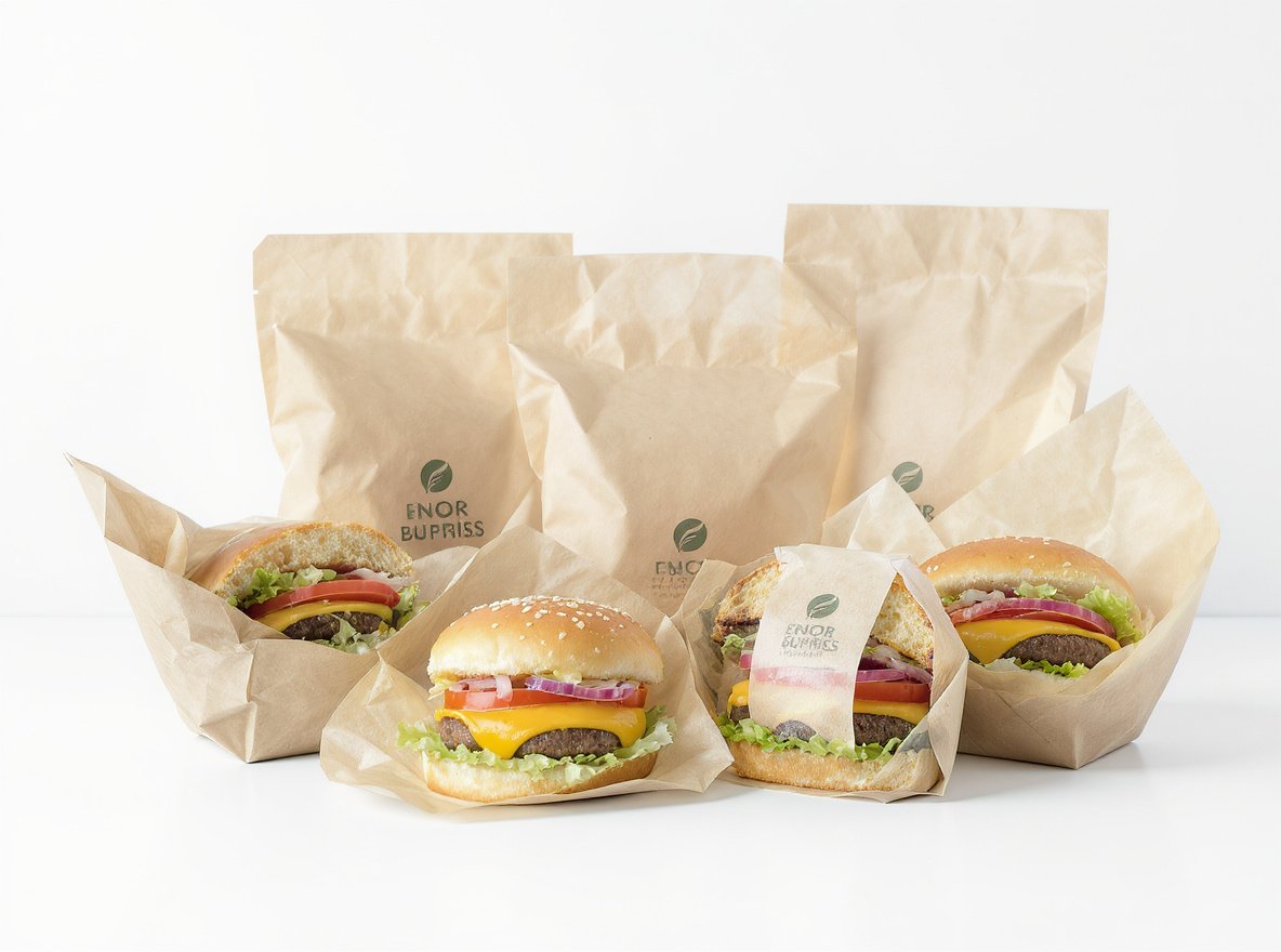 Modern waxed paper food packaging applications for sandwiches and baked goods
