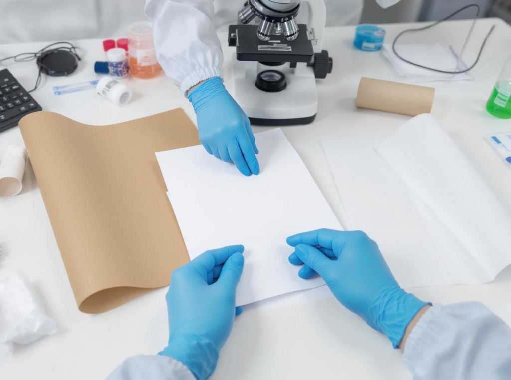 FDA approved paper materials for direct food contact testing in laboratory
