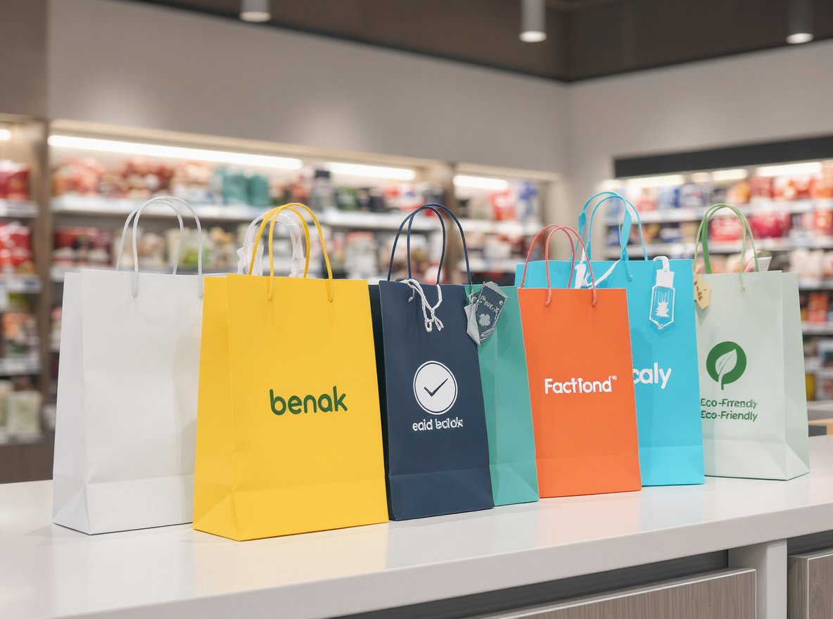 Custom-printed shopping bags for different business applications