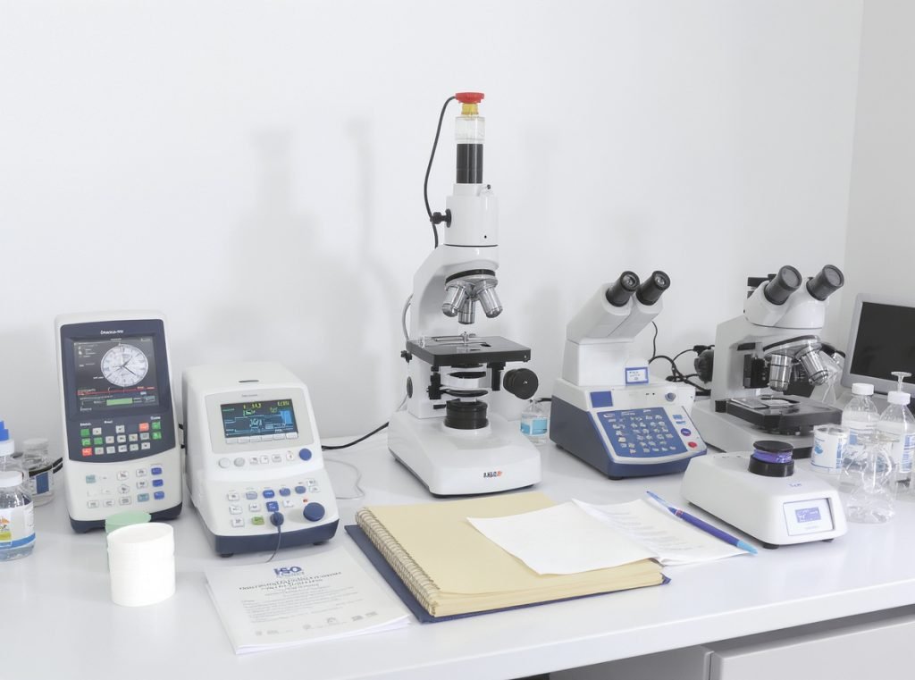 Scientific testing equipment for archival quality material standards