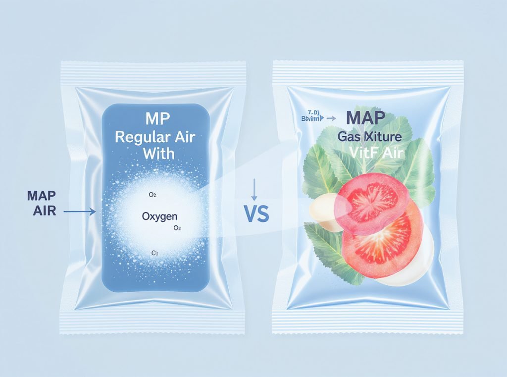 What is modified atmosphere packaging MAP technology diagram