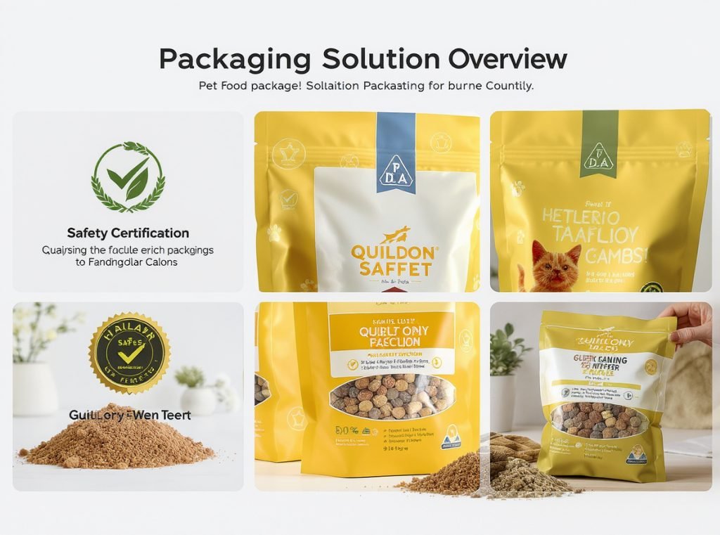 Custom pet food packaging solutions and design options