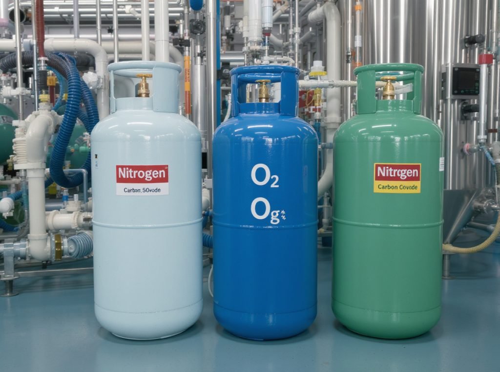 MAP gases nitrogen oxygen carbon dioxide food preservation