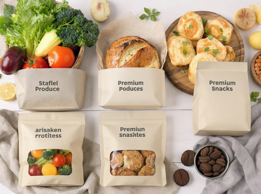 Various food product categories benefiting from transparent window packaging design
