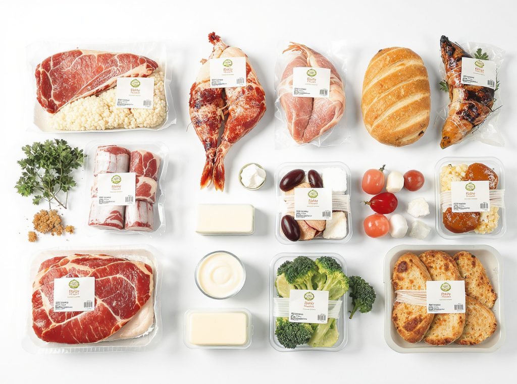 Food products benefit MAP packaging meat seafood dairy produce