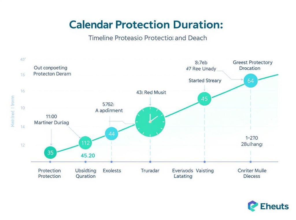 Anti-tarnish protection duration timeline showing 6-12 months effectiveness