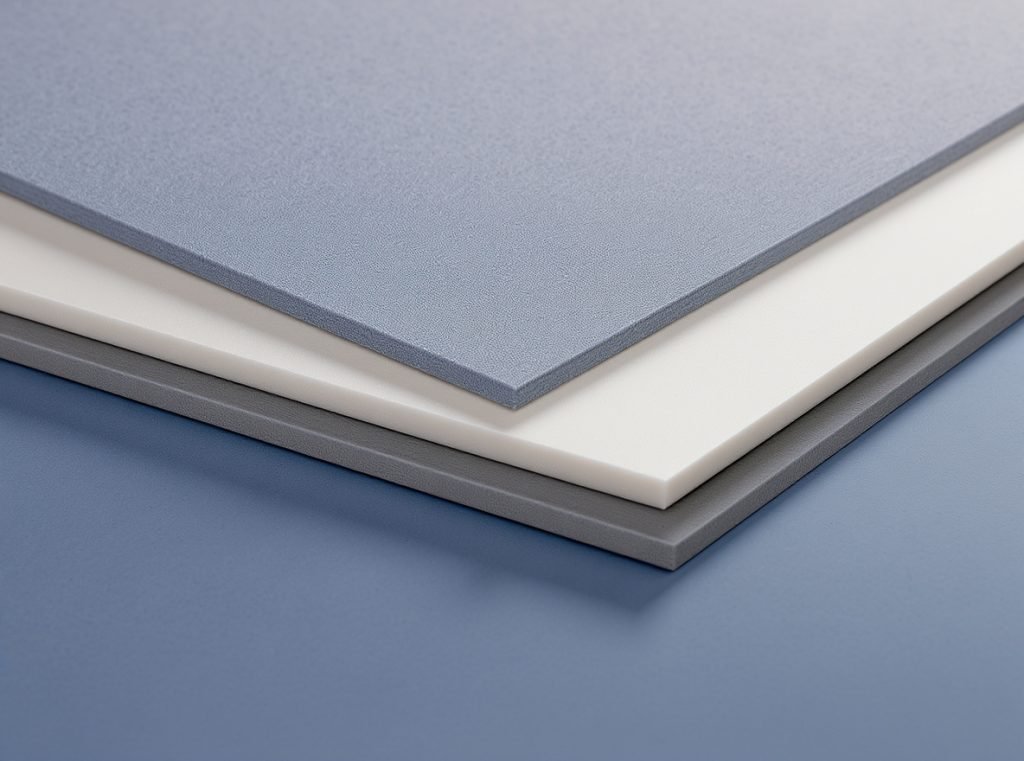 Child-resistant pouch material layers showing barrier films and thickness specifications