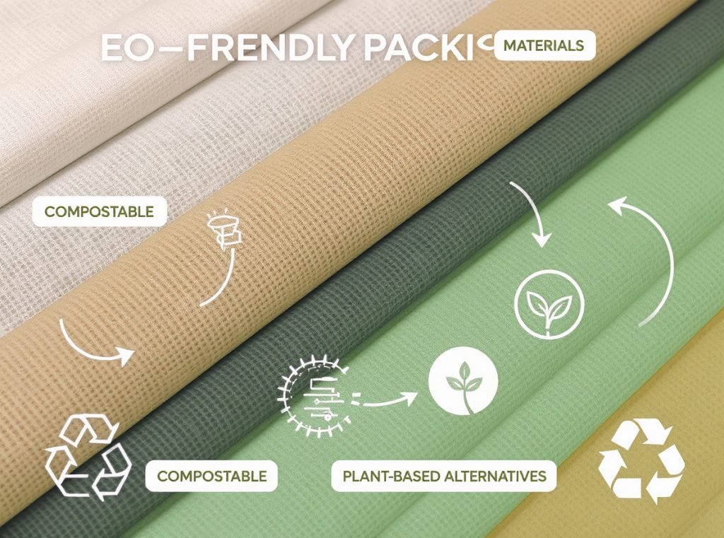 Sustainable frozen food packaging options including recyclable materials