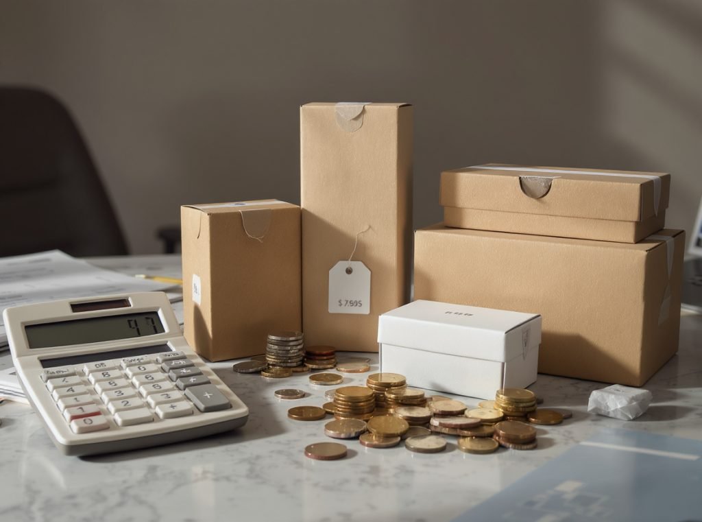 Cost comparison of different bakery packaging materials with calculator and price considerations