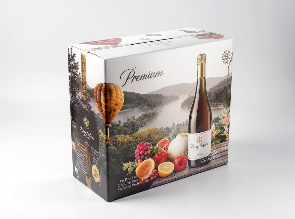 Custom branded wine shipping boxes premium packaging solutions