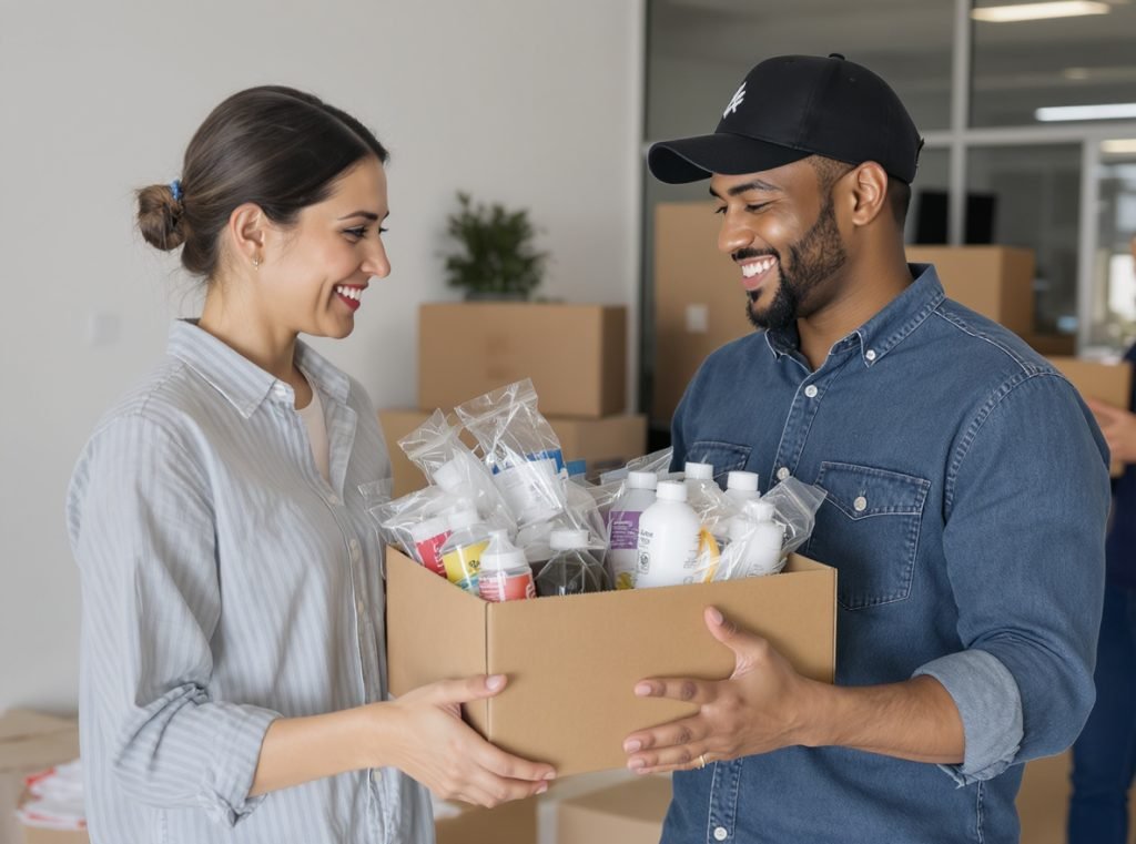 Successful liquid packaging delivery satisfied customer quality results