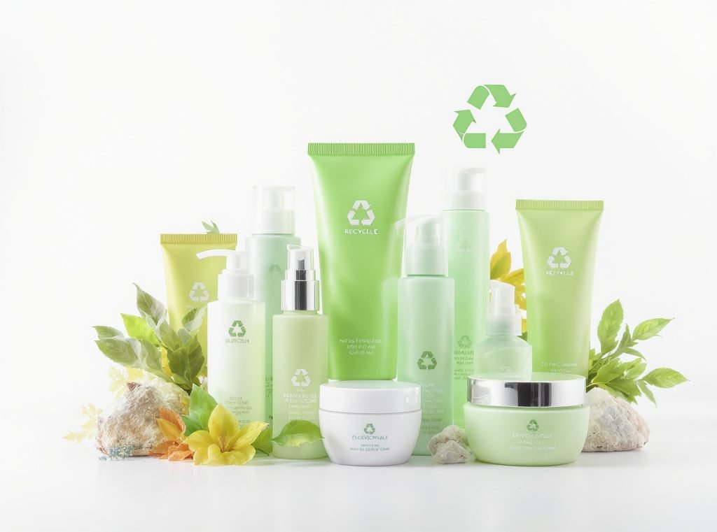 PCR plastic cosmetic containers and sustainable packaging solutions for beauty brands