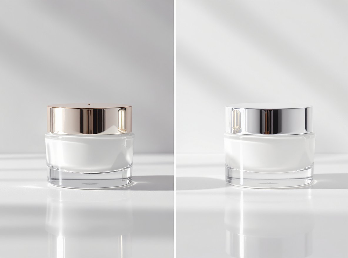 Glass vs plastic cosmetic jars comparison - packaging material selection guide