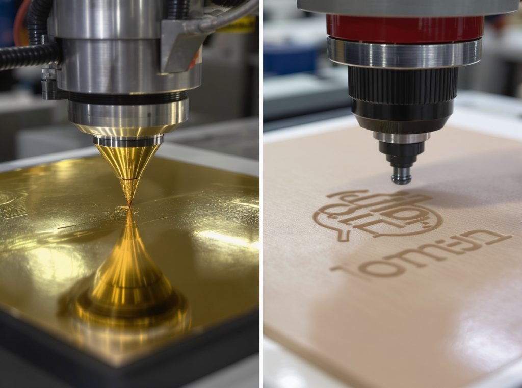 Foil stamping and embossing manufacturing process comparison on cosmetic packaging