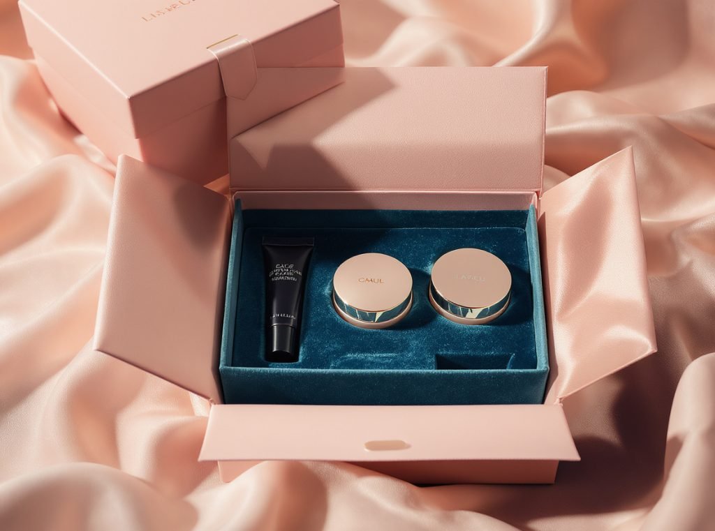 Premium unboxing experience elements multi-sensory beauty packaging