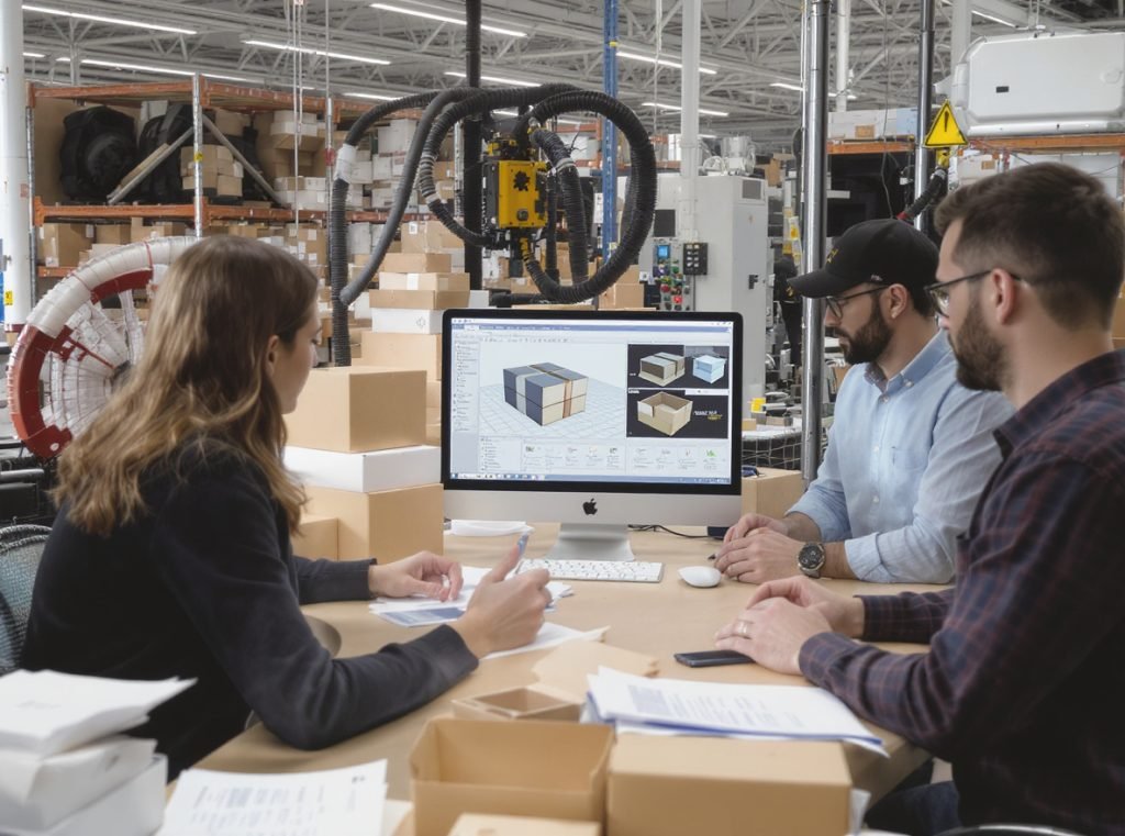 Professional custom packaging design consultation and manufacturing for dimensional weight optimization