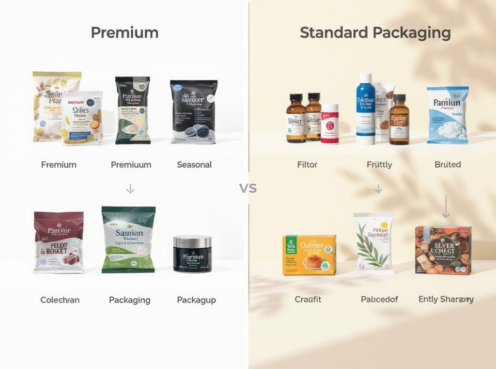 Scenarios requiring separate packaging designs for different product shades