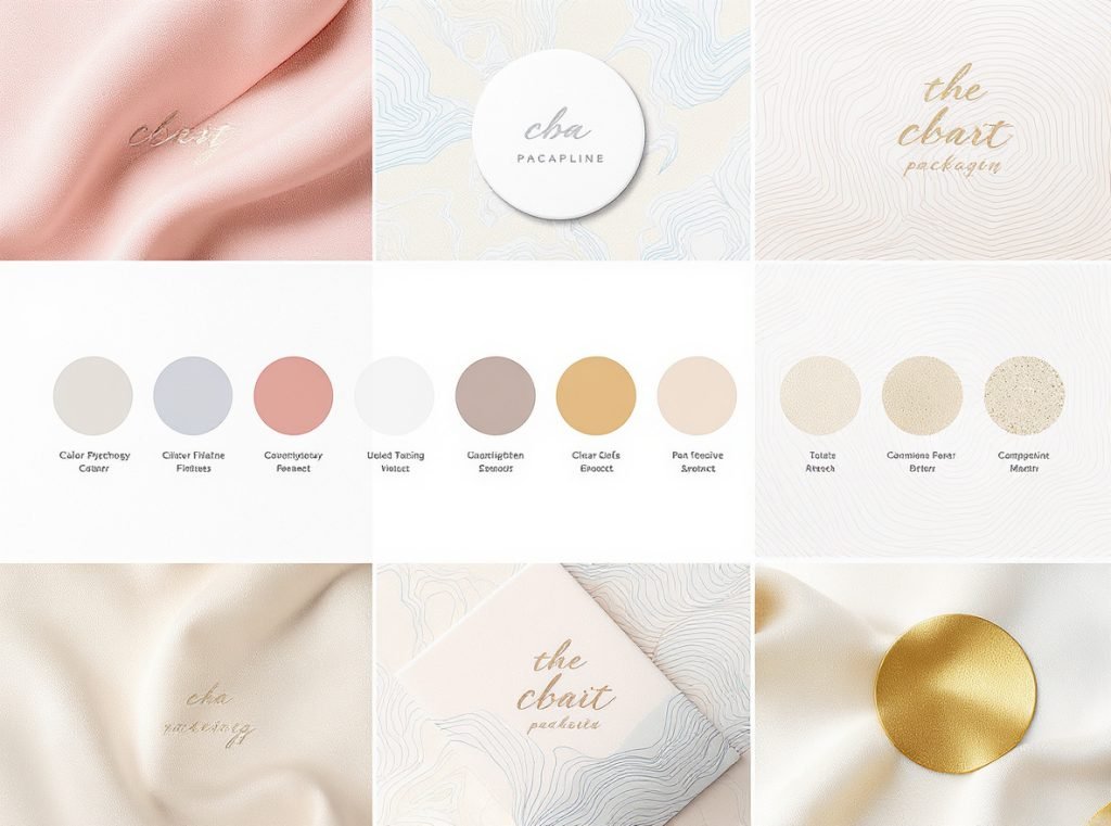 Beauty packaging design elements color psychology typography tactile finishes