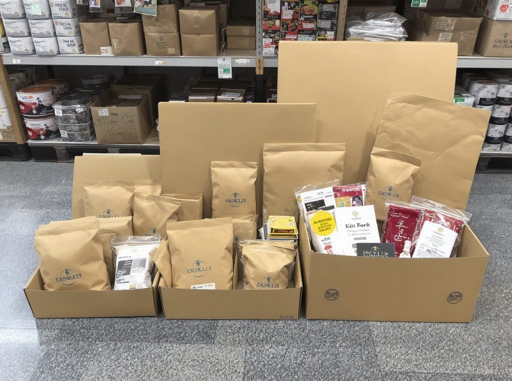 Packaging size impact cross-selling space utilization different box sizes