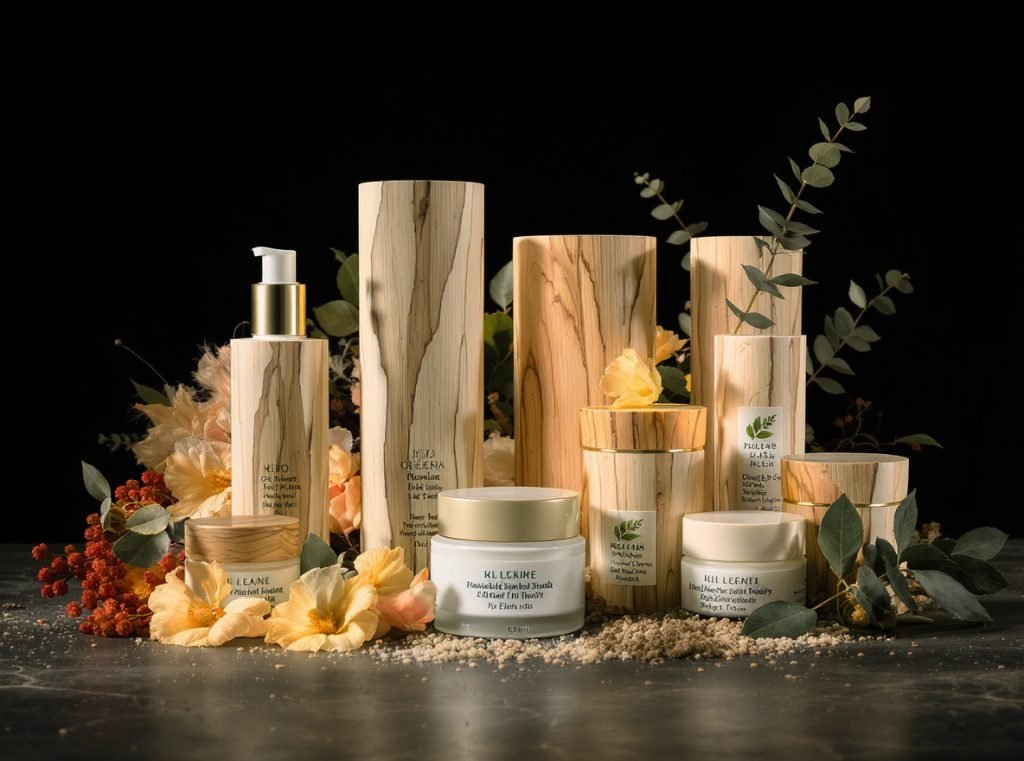 Sustainable luxury beauty packaging eco-friendly premium materials