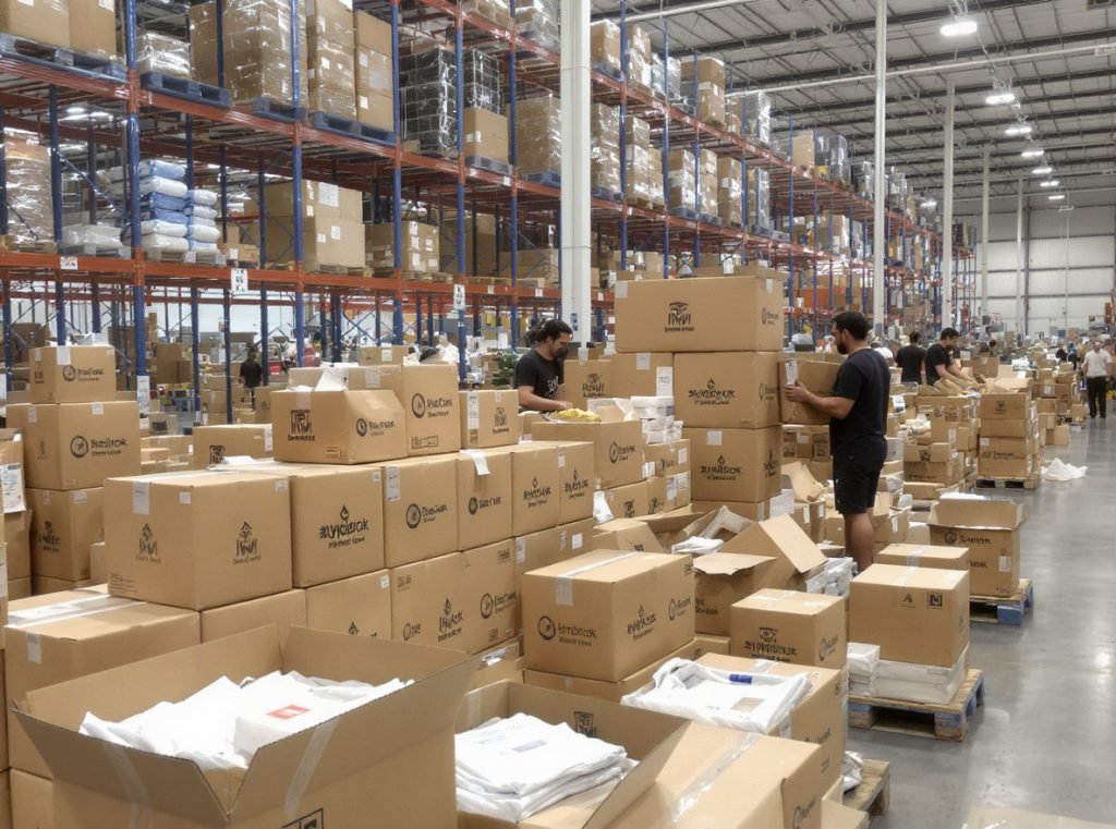 Custom sized e-commerce shipping boxes with branding optimized for specific products