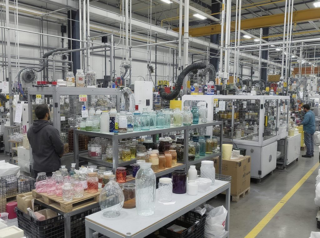 Cosmetic jar manufacturing and customization options for glass and plastic containers