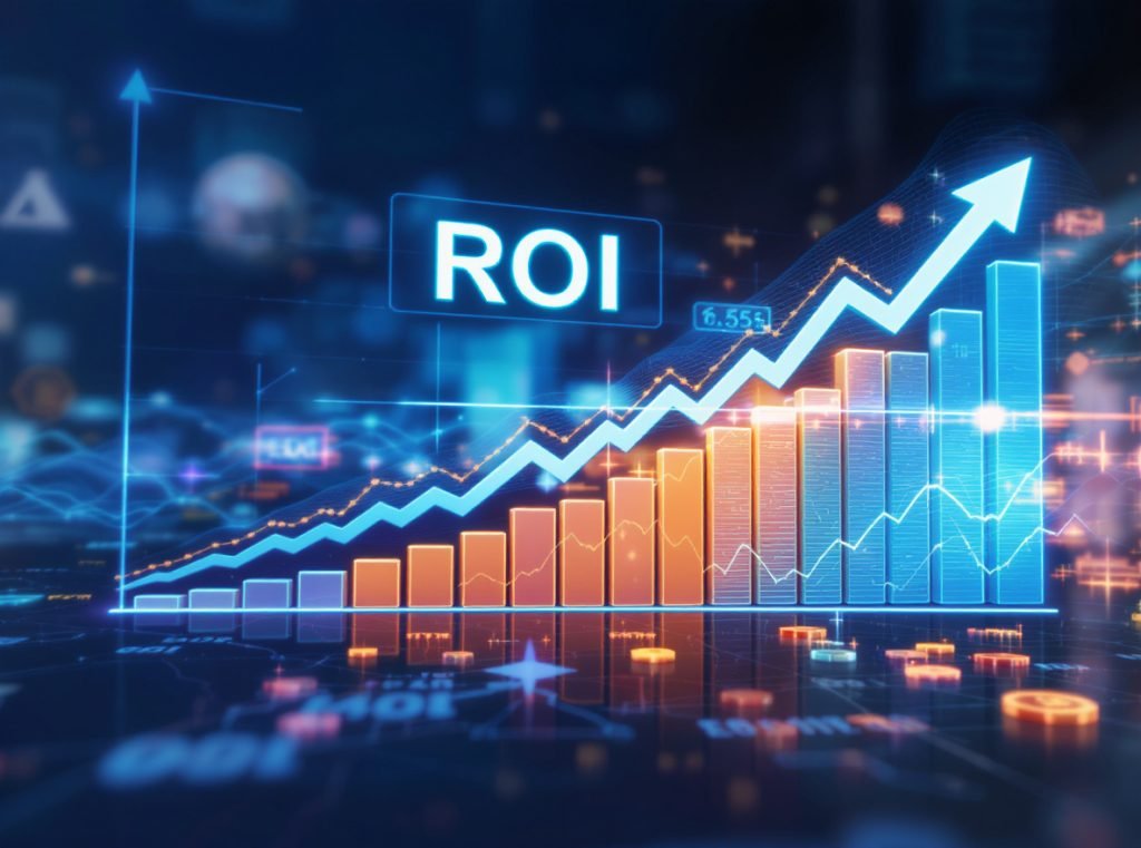 ROI calculation showing cost-benefit analysis of packaging investment returns
