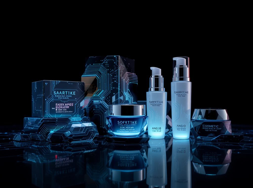 Future cosmetic packaging trends 2025 smart technology minimalist design innovative materials