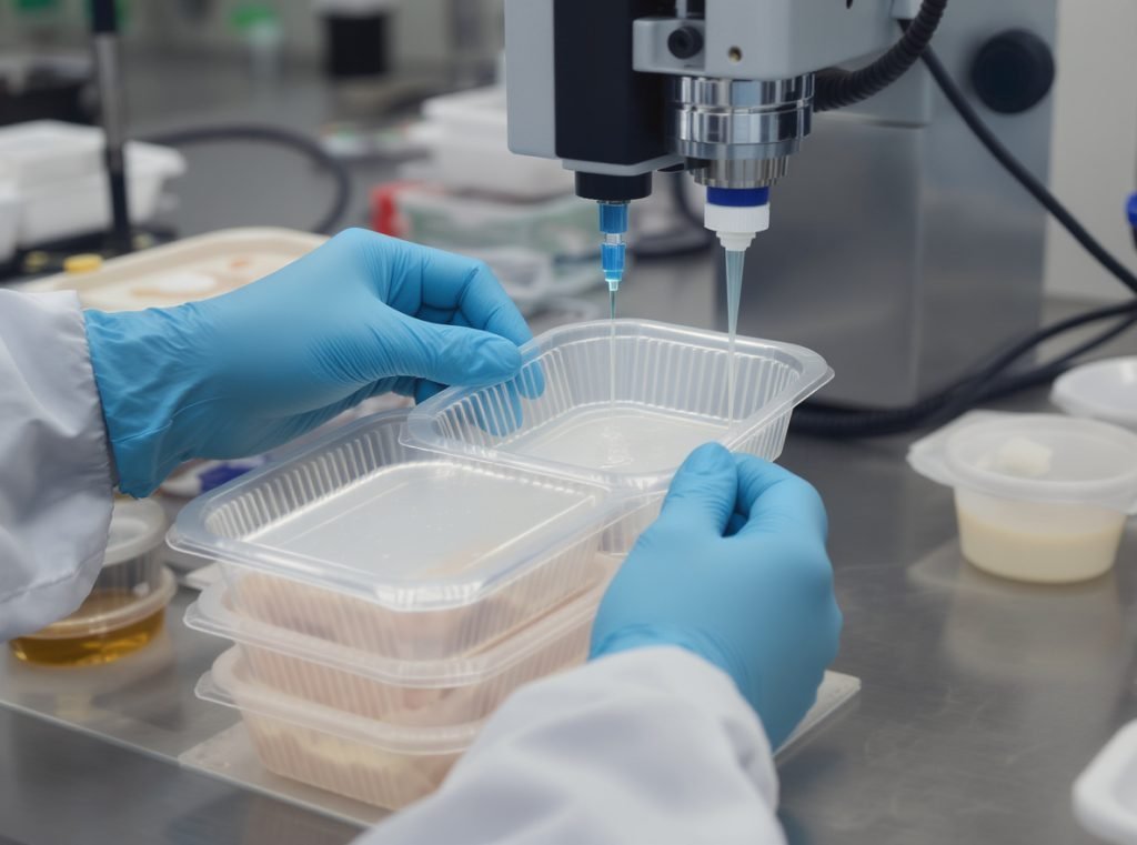 Food packaging design testing and quality control laboratory setup