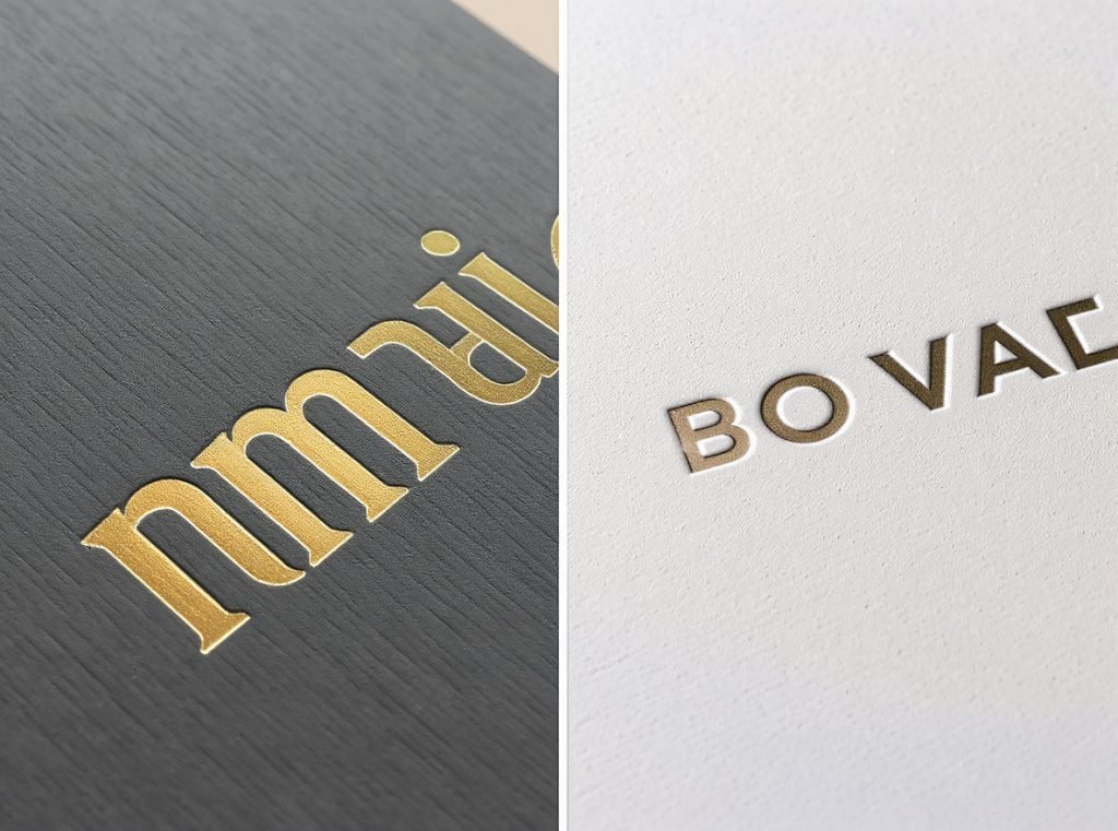 Cosmetic packaging printing finishing techniques foil stamping embossing spot UV coating