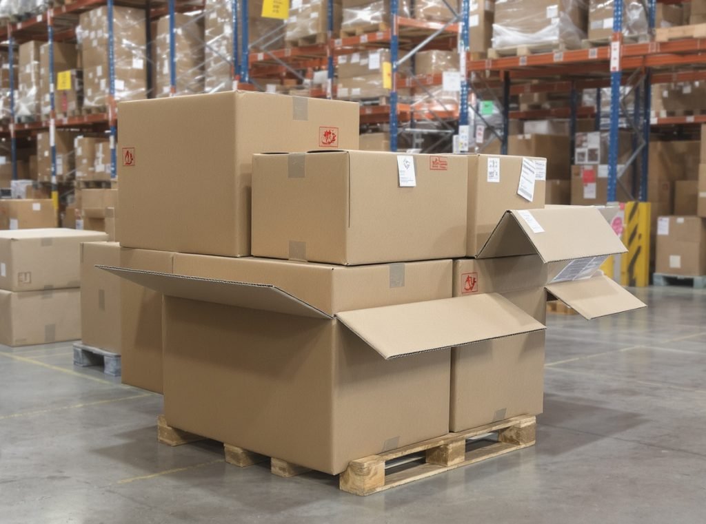 Common dimensional weight management mistakes showing oversized packaging and measurement errors