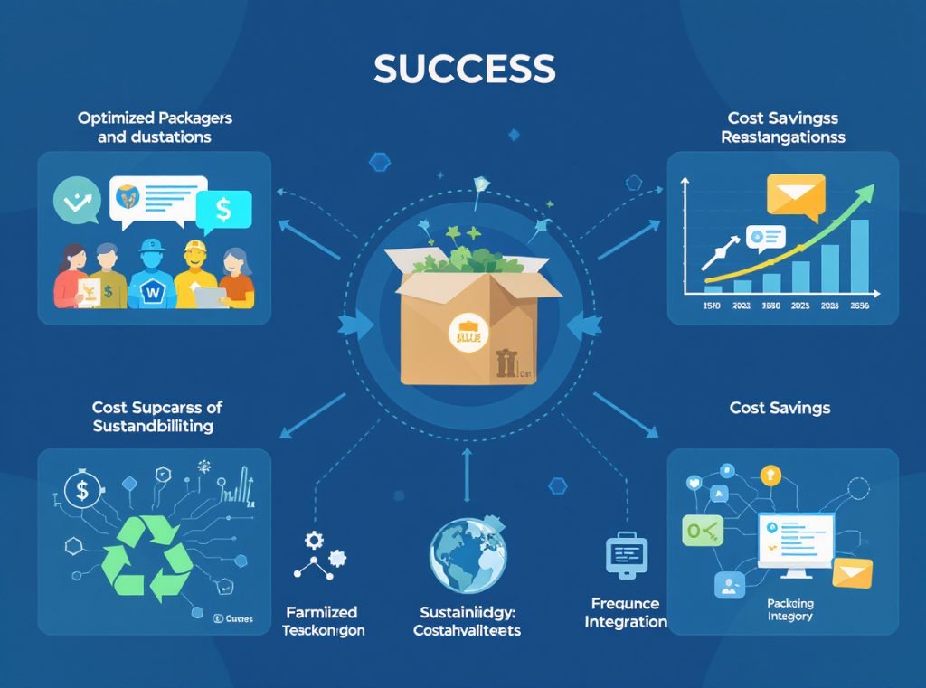E-commerce packaging optimization success showing improved customer experience and business results